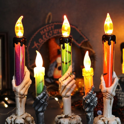 Halloween Skeleton Hand Candle Lamp