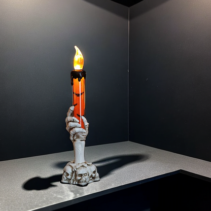 Halloween Skeleton Hand Candle Lamp