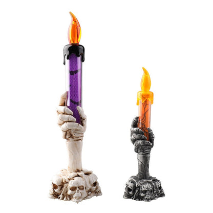 Halloween Skeleton Hand Candle Lamp